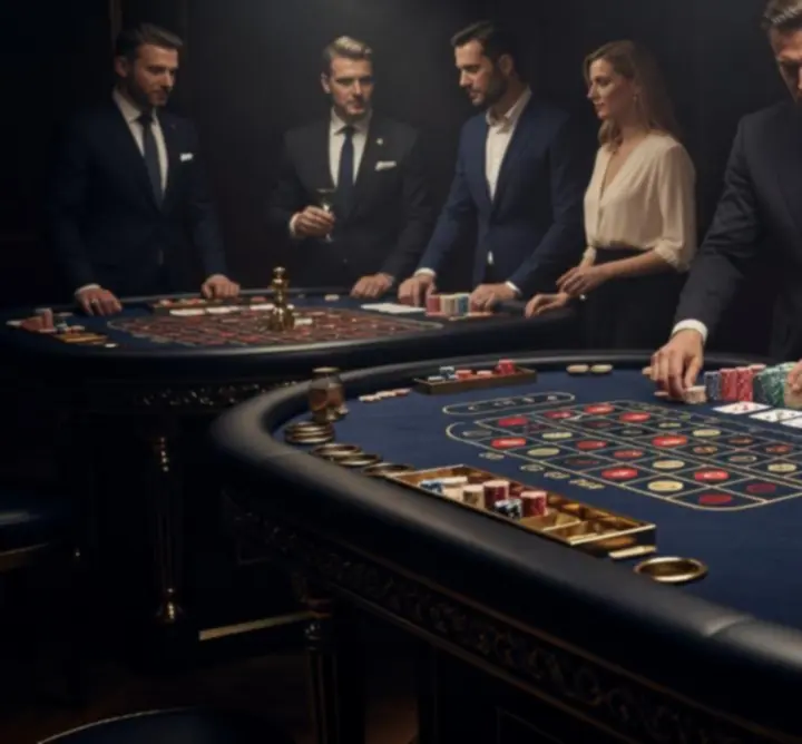 Profesjonalne stoły do pokera, ruletki i blackjacka przygotowane na elegancki event
