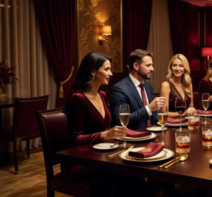 Prywatny event VIP z elegancką oprawą i stołami do gier