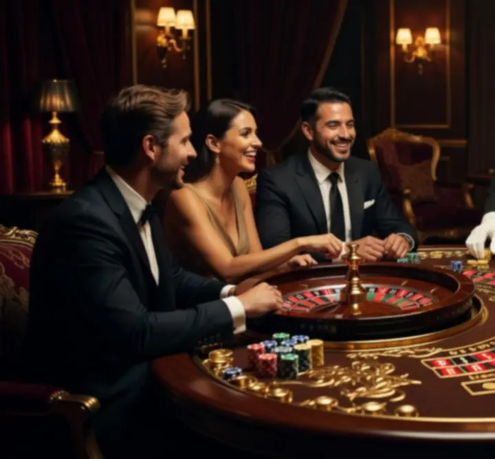 Ruletka i blackjack przygotowane na prywatną imprezę w eleganckim wnętrzu